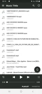 Media Player android App screenshot 2